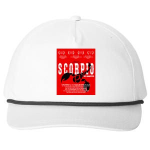 Scorpio Zodiac Facts Funny Humor Horoscope Cool Gift Snapback Five-Panel Rope Hat