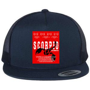 Scorpio Zodiac Facts Funny Humor Horoscope Cool Gift Flat Bill Trucker Hat