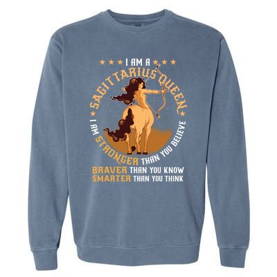 Sagittarius Zodiac Gift Garment-Dyed Sweatshirt