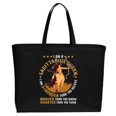 Sagittarius Zodiac Gift Cotton Canvas Jumbo Tote