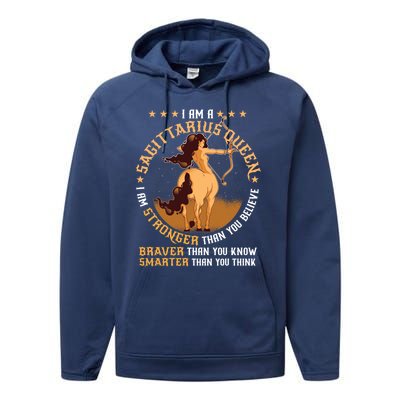 Sagittarius Zodiac Gift Performance Fleece Hoodie