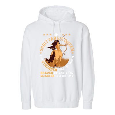 Sagittarius Zodiac Gift Garment-Dyed Fleece Hoodie