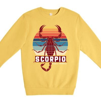 Scorpio Zodiac Great Gift Premium Crewneck Sweatshirt