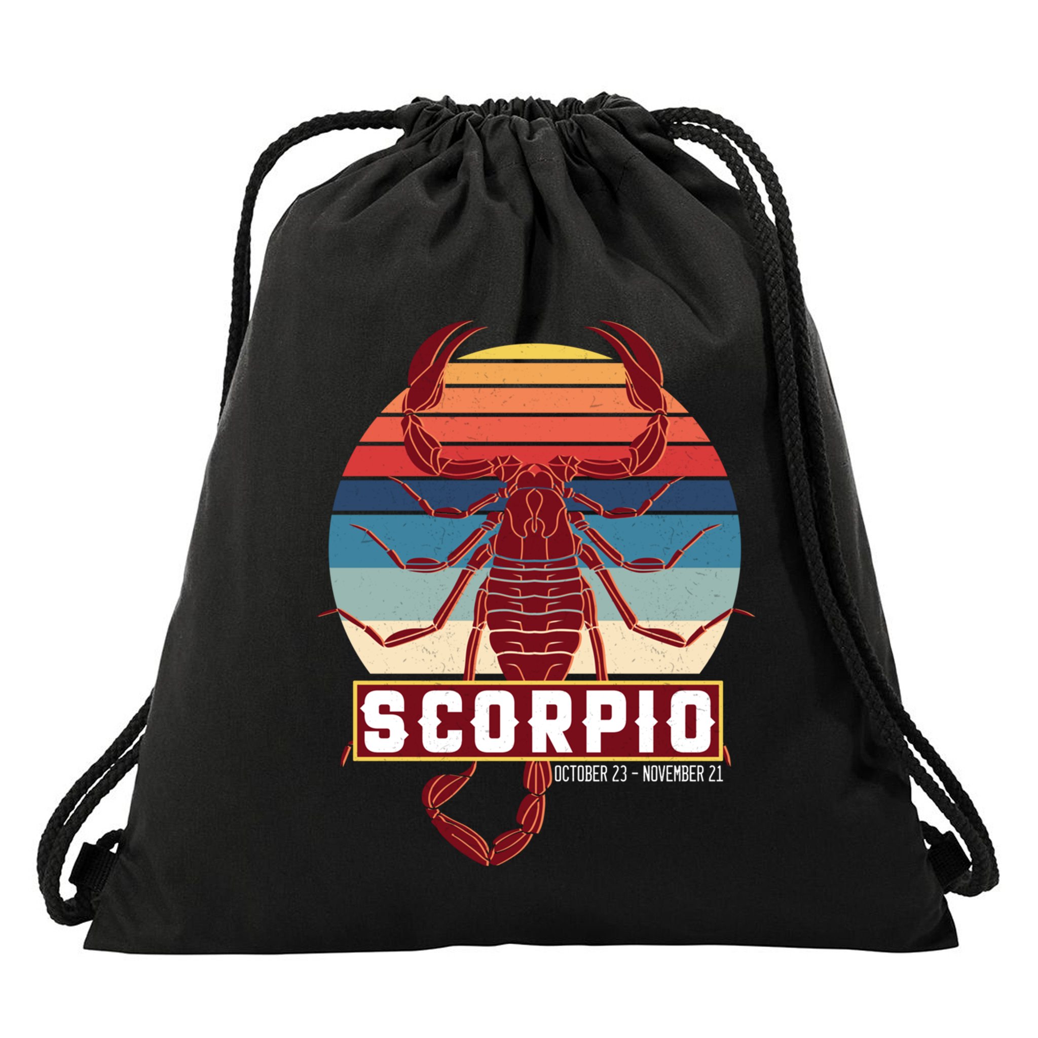 Scorpio Zodiac Great Gift Drawstring Bag
