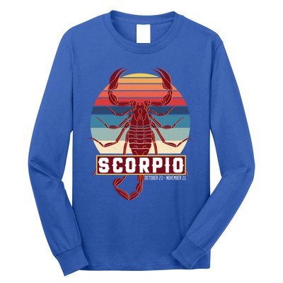 Scorpio Zodiac Great Gift Long Sleeve Shirt