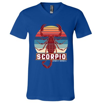 Scorpio Zodiac Great Gift V-Neck T-Shirt
