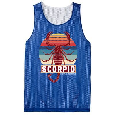 Scorpio Zodiac Great Gift Mesh Reversible Basketball Jersey Tank