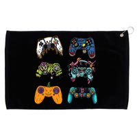 Skeleton Zombie Gaming Controllers Halloween For Gamer Boy Grommeted Golf Towel