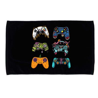 Skeleton Zombie Gaming Controllers Halloween For Gamer Boy Microfiber Hand Towel