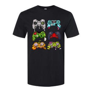 Skeleton Zombie Gaming Controllers Halloween Gamer Softstyle CVC T-Shirt