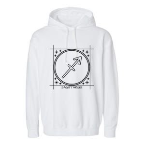 Sagittarius Zodiac Horoscope Zodiac Astrology Gift Garment-Dyed Fleece Hoodie