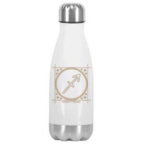 Sagittarius Zodiac Horoscope Zodiac Astrology Gift Stainless Steel Insulated Water Bottle