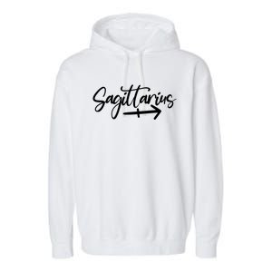 Sagittarius Zodiac Horoscope Astrology Birthday Cute Gift Garment-Dyed Fleece Hoodie