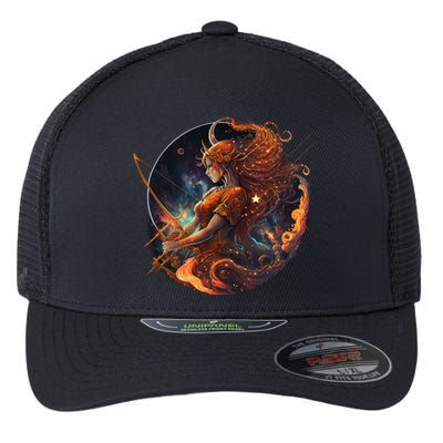 Sagittarius Zodiac Horoscope Sagittarius Astrological Sign Great Gift Flexfit Unipanel Trucker Cap