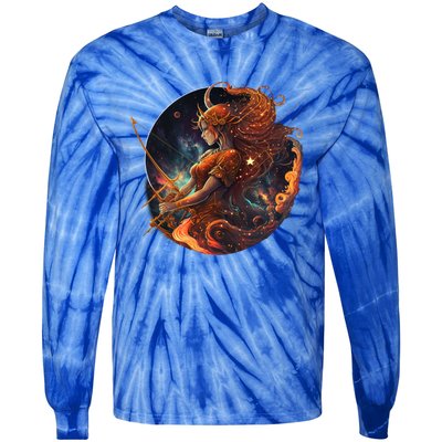 Sagittarius Zodiac Horoscope Sagittarius Astrological Sign Great Gift Tie-Dye Long Sleeve Shirt