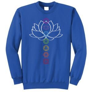 Spiritual Zen Lotus Flower Chakras Aligned Yoga Lover Gift Sweatshirt