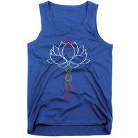 Spiritual Zen Lotus Flower Chakras Aligned Yoga Lover Gift Tank Top