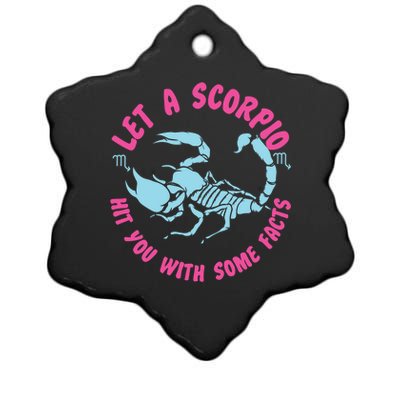 Scorpio Zodiac: Let A Scorpio Hit You With Some Facts Gift Ceramic Star Ornament