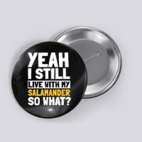Salamander Zoologist Lizard Reptile Lover Scientist Breeder Button