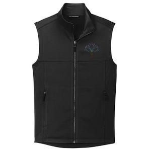 Spiritual Zen Lotus Flower Chakras Aligned Yoga Lover Collective Smooth Fleece Vest