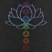 Spiritual Zen Lotus Flower Chakras Aligned Yoga Beanie