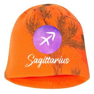 Sagittarius Zodiac Meaningful Gift Kati - Camo Knit Beanie