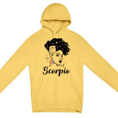 Scorpio Zodiac Pride Queens Are Born Birthday Gift Premium Pullover Hoodie