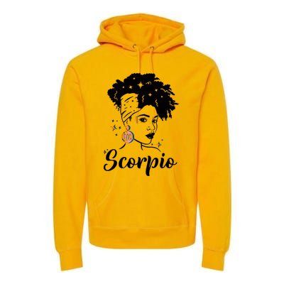 Scorpio Zodiac Pride Queens Are Born Birthday Gift Premium Hoodie