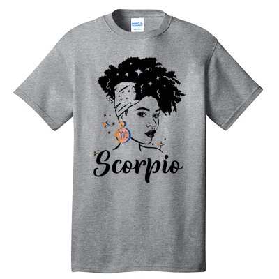 Scorpio Zodiac Pride Queens Are Born Birthday Gift Tall T-Shirt