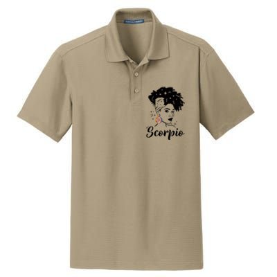 Scorpio Zodiac Pride Queens Are Born Birthday Gift Dry Zone Grid Polo