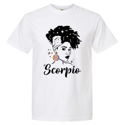 Scorpio Zodiac Pride Queens Are Born Birthday Gift Garment-Dyed Heavyweight T-Shirt