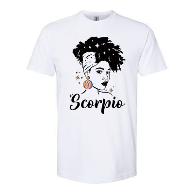 Scorpio Zodiac Pride Queens Are Born Birthday Gift Softstyle CVC T-Shirt