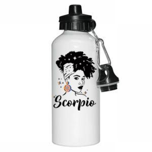 Scorpio Zodiac Pride Queens Are Born Birthday Gift Aluminum Water Bottle 