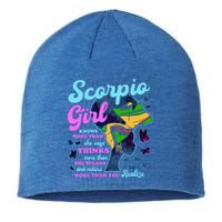 Scorpio Zodiac Proud Melanin Gift Sustainable Beanie