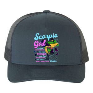 Scorpio Zodiac Proud Melanin Gift Yupoong Adult 5-Panel Trucker Hat