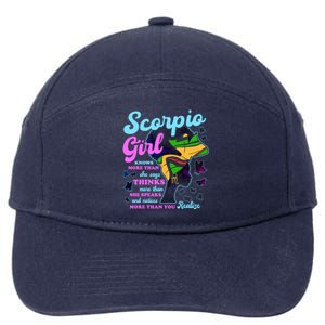 Scorpio Zodiac Proud Melanin Gift 7-Panel Snapback Hat