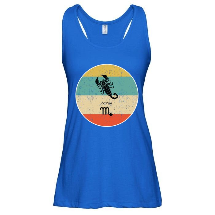 Scorpio Zodiac Retro Gift Great Gift Ladies Essential Flowy Tank