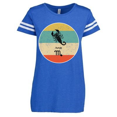 Scorpio Zodiac Retro Gift Great Gift Enza Ladies Jersey Football T-Shirt