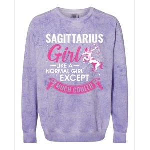 Sagittarius Zodiac Sign Astrology Horoscope Sagittarius Funny Gift Colorblast Crewneck Sweatshirt