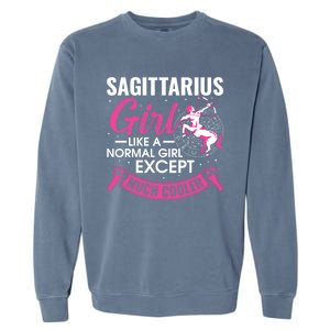 Sagittarius Zodiac Sign Astrology Horoscope Sagittarius Funny Gift Garment-Dyed Sweatshirt