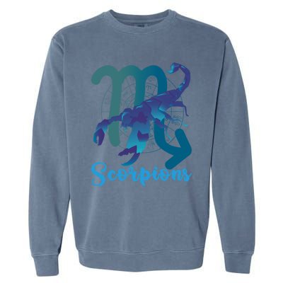 Scorpio Zodiac Sign Gift Garment-Dyed Sweatshirt