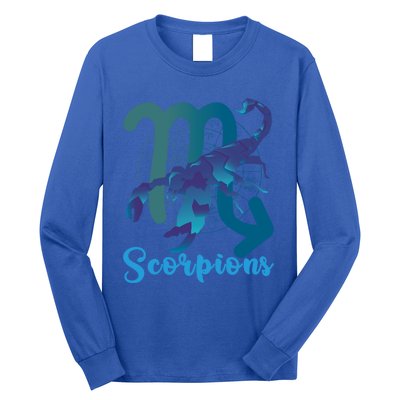 Scorpio Zodiac Sign Gift Long Sleeve Shirt