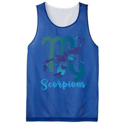 Scorpio Zodiac Sign Gift Mesh Reversible Basketball Jersey Tank