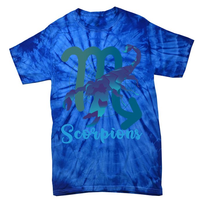 Scorpio Zodiac Sign Gift Tie-Dye T-Shirt