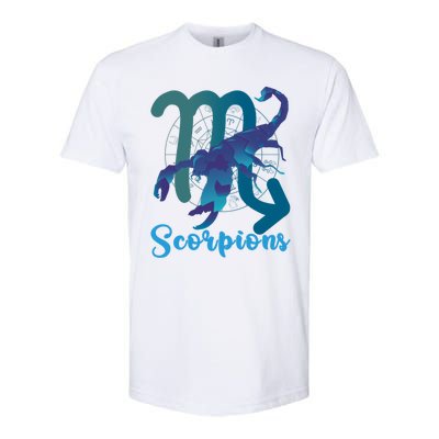 Scorpio Zodiac Sign Gift Softstyle CVC T-Shirt