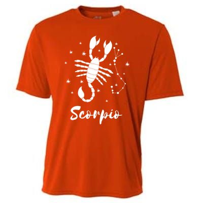 Scorpio Zodiac Sign Gift Cooling Performance Crew T-Shirt