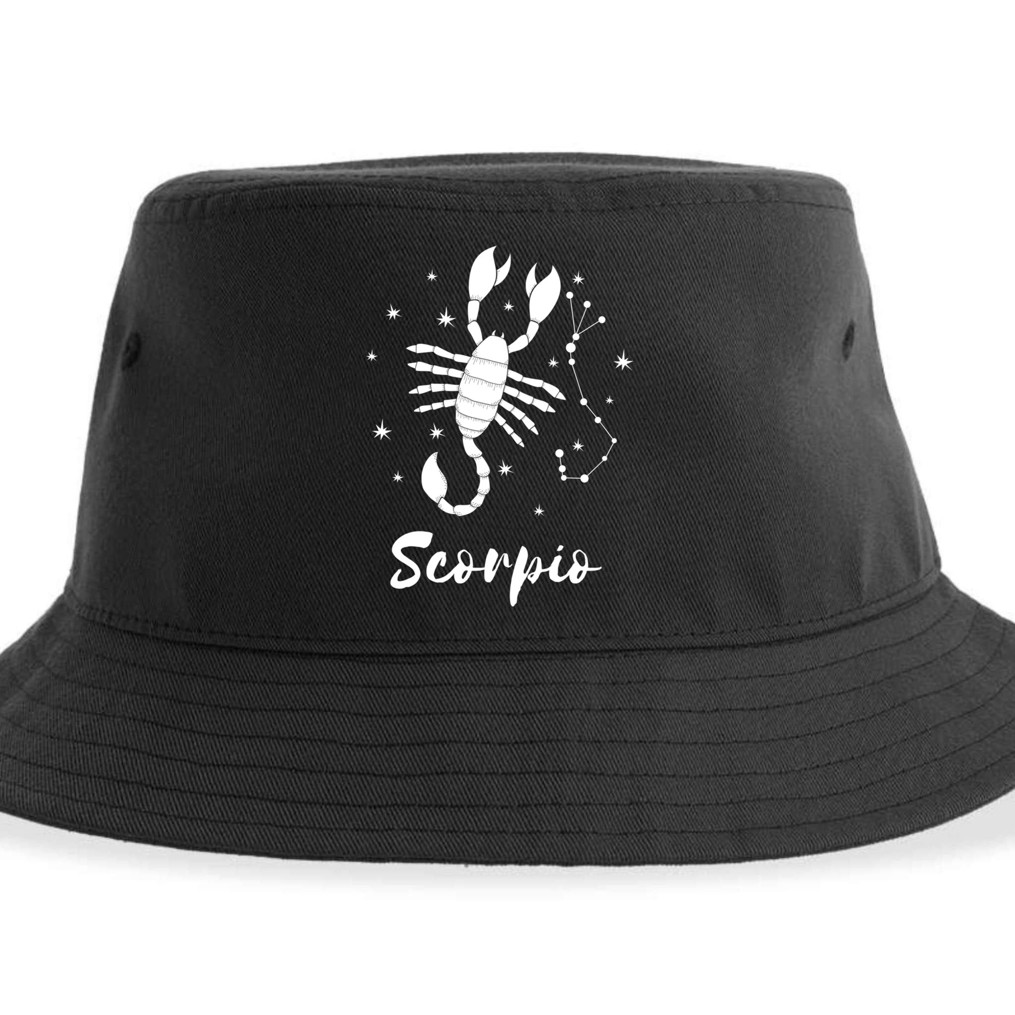 Scorpio Zodiac Sign Gift Sustainable Bucket Hat