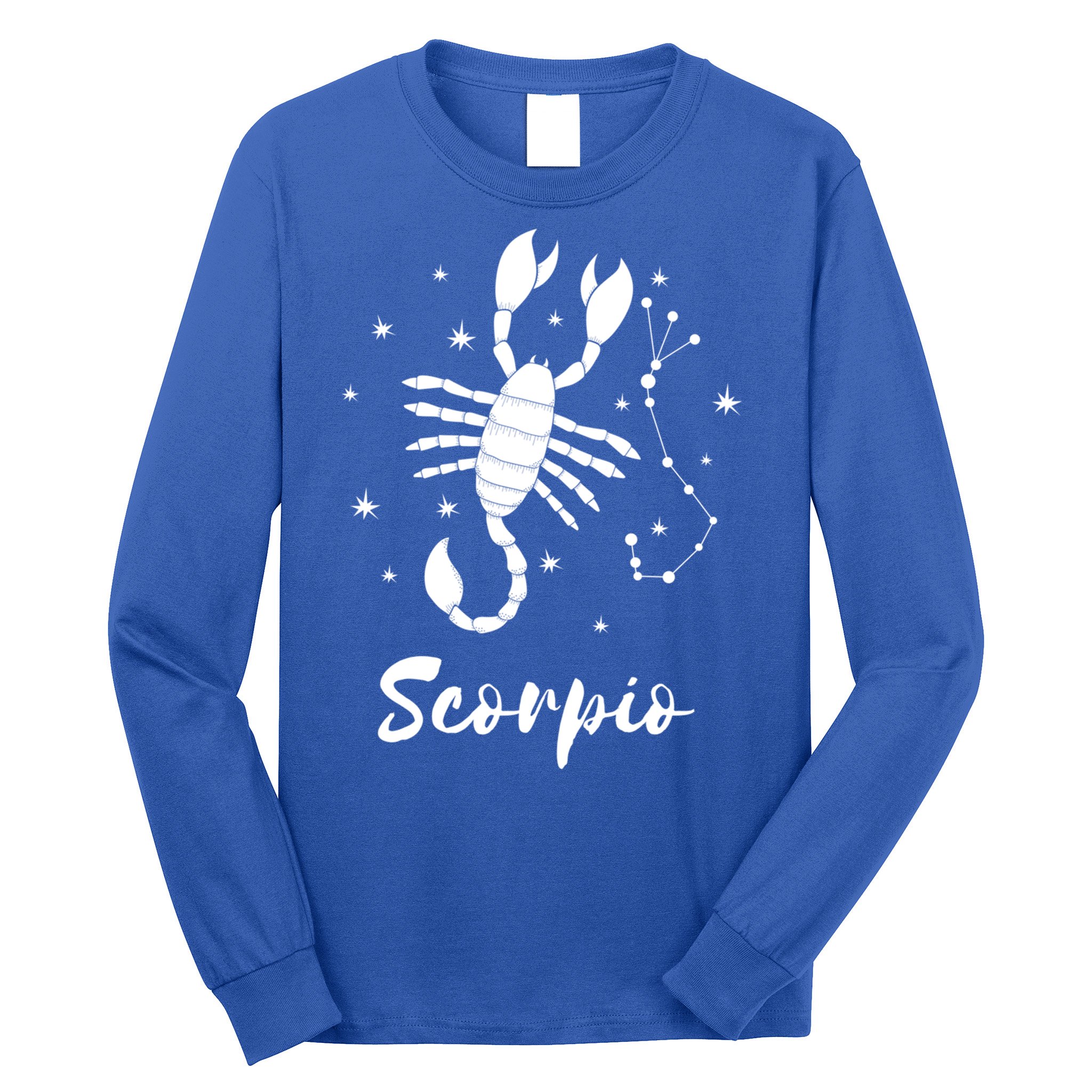 Scorpio Zodiac Sign Gift Long Sleeve Shirt