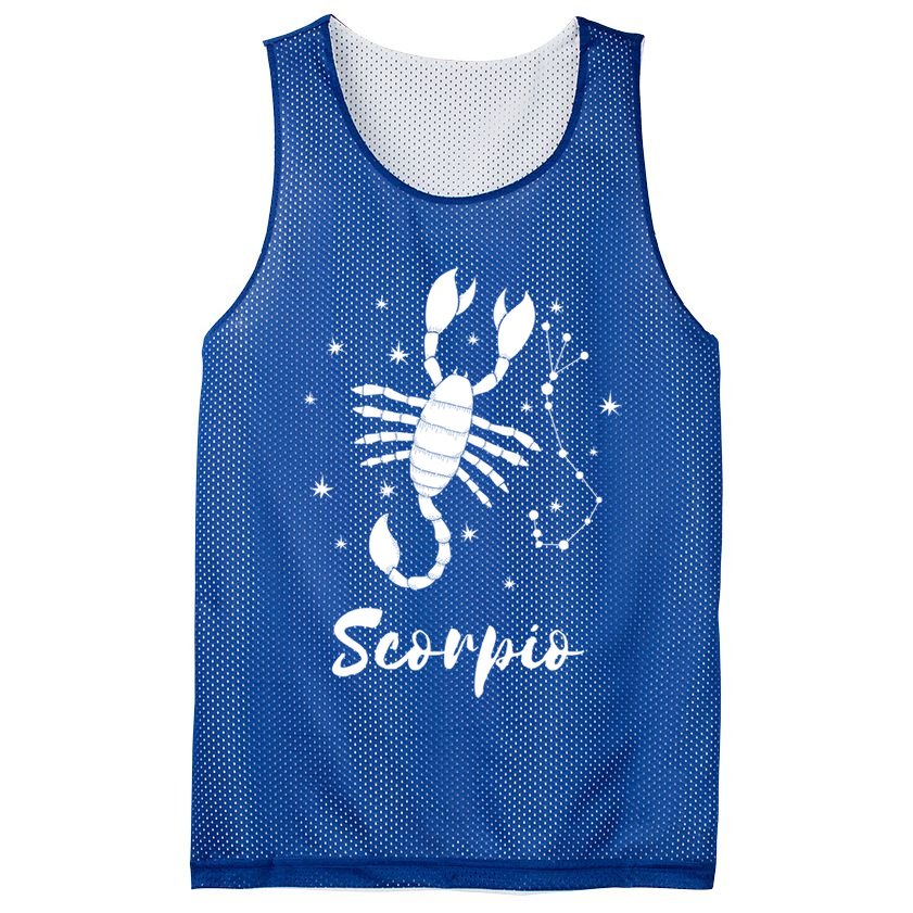 Scorpio Zodiac Sign Gift Mesh Reversible Basketball Jersey Tank