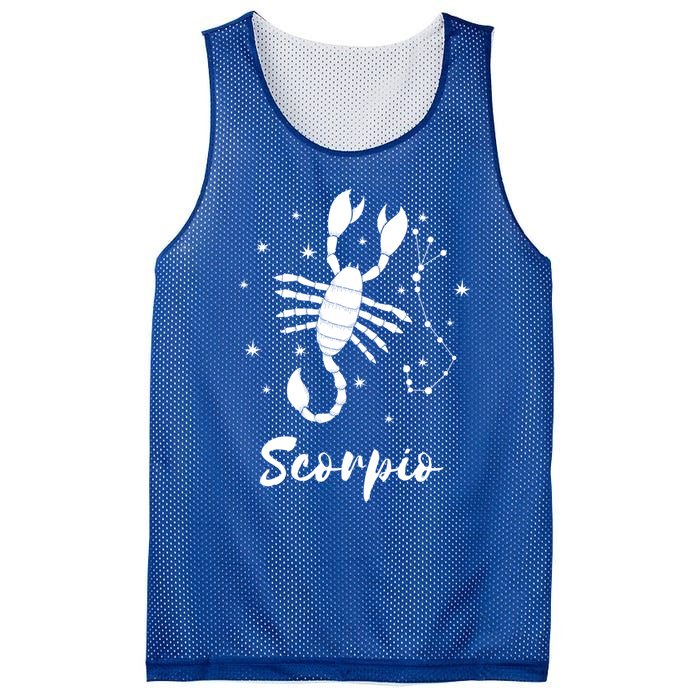 Scorpio Zodiac Sign Gift Mesh Reversible Basketball Jersey Tank